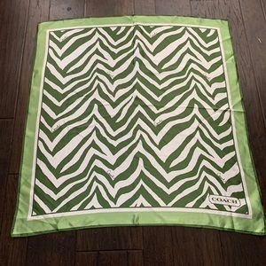 COACH silk scarf